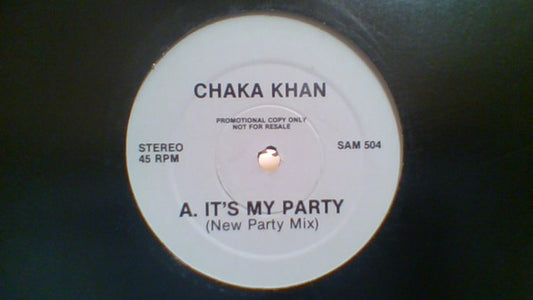 Chaka Khan : It's My Party (12", Promo)