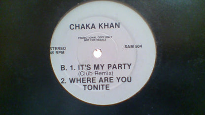 Chaka Khan : It's My Party (12", Promo)