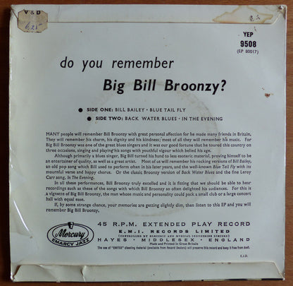 Big Bill Broonzy : Do You Remember (7", EP)