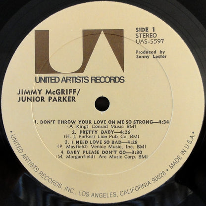 Jimmy McGriff, Little Junior Parker : Jimmy McGriff, Junior Parker (LP, Album)