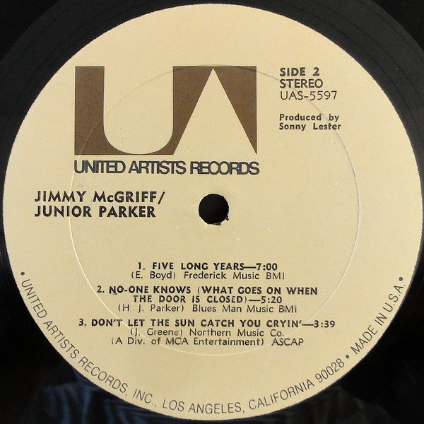 Jimmy McGriff, Little Junior Parker : Jimmy McGriff, Junior Parker (LP, Album)
