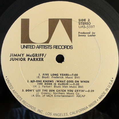 Jimmy McGriff, Little Junior Parker : Jimmy McGriff, Junior Parker (LP, Album)