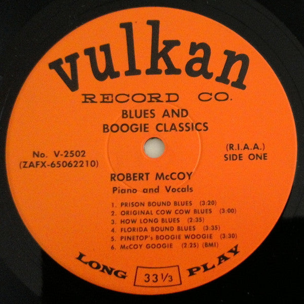 Robert McCoy : Blues And Boogie Classics (LP)
