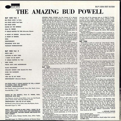 Bud Powell : The Amazing Bud Powell (Volume 2) (LP, Album, RE, Res)
