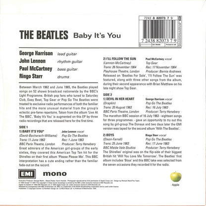 The Beatles : Baby It's You (7", EP, Mono, RM)