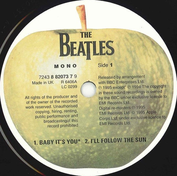 The Beatles : Baby It's You (7", EP, Mono, RM)