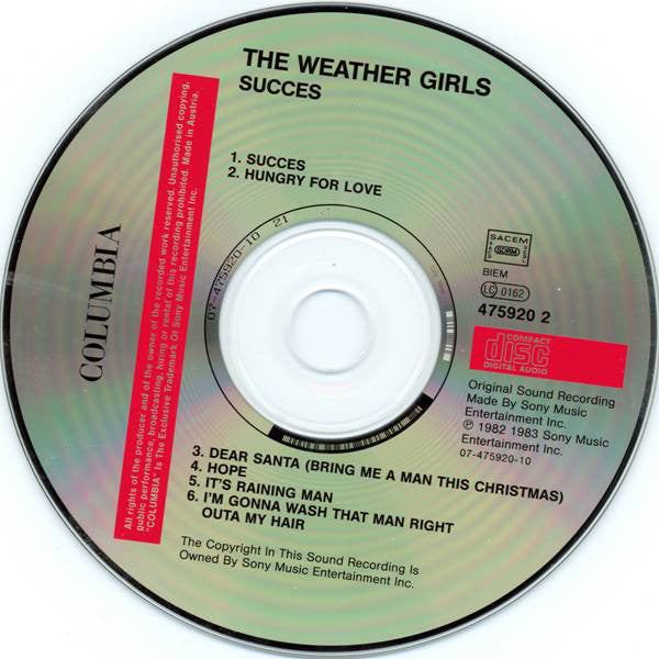 The Weather Girls : Success (CD, Album, RE)