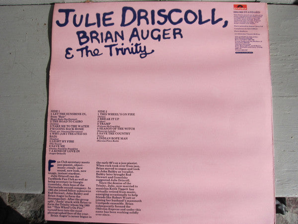 Julie Driscoll, Brian Auger & The Trinity : Julie Driscoll, Brian Auger & The Trinity (LP, Comp)