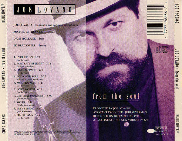 Joe Lovano : From The Soul (CD, Album)