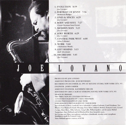 Joe Lovano : From The Soul (CD, Album)