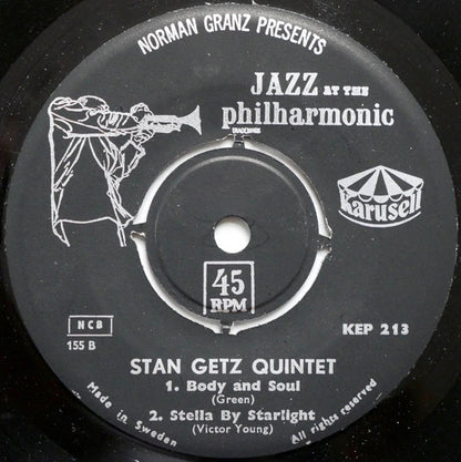 Stan Getz Quintet : The Stan Getz Quintet (7", EP)