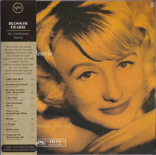 Blossom Dearie : My Gentleman Friend (CD, Album, Ltd, RE, RM, Pap)
