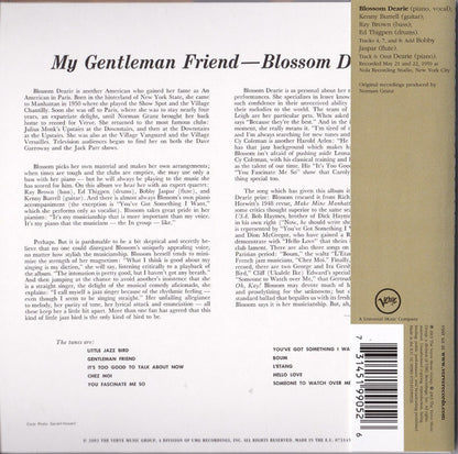 Blossom Dearie : My Gentleman Friend (CD, Album, Ltd, RE, RM, Pap)