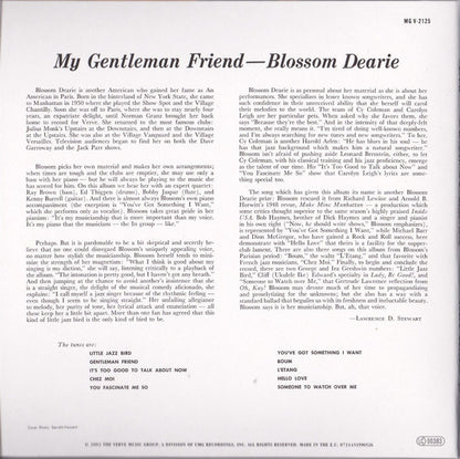 Blossom Dearie : My Gentleman Friend (CD, Album, Ltd, RE, RM, Pap)
