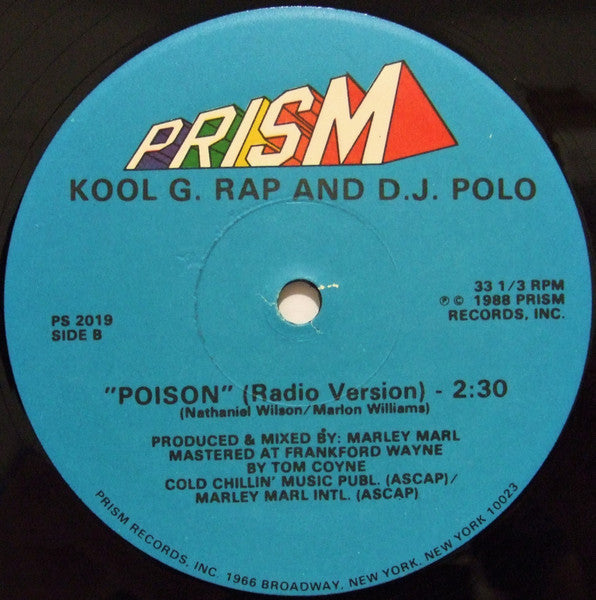 Kool G Rap & D.J. Polo : Poison (12", Com)
