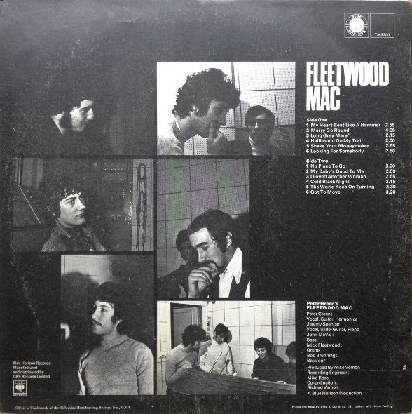 Fleetwood Mac : Peter Green's Fleetwood Mac (LP, Album, Mono)