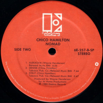 Chico Hamilton : Nomad (LP, Album, SP )