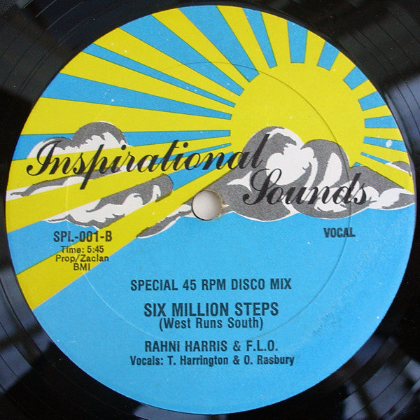 Rahni Harris & F.L.O.* : Six Million Steps (West Runs South) (12")
