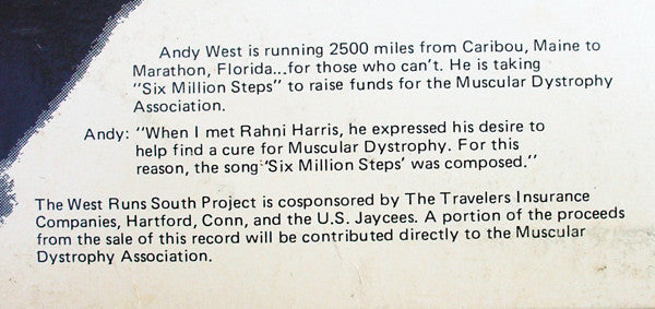 Rahni Harris & F.L.O.* : Six Million Steps (West Runs South) (12")