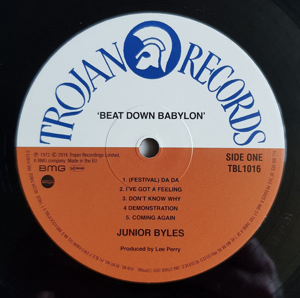 Junior Byles : Beat Down Babylon (LP, Album, RE)