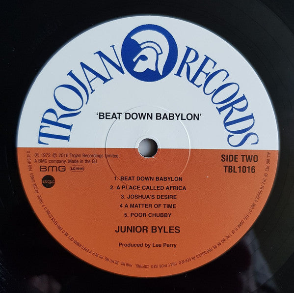 Junior Byles : Beat Down Babylon (LP, Album, RE)