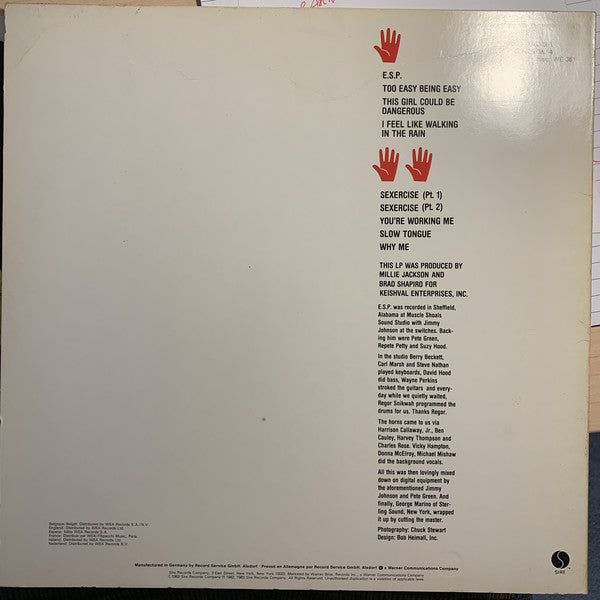 Millie Jackson : E.S.P. (Extra Sexual Persuasion) (LP)
