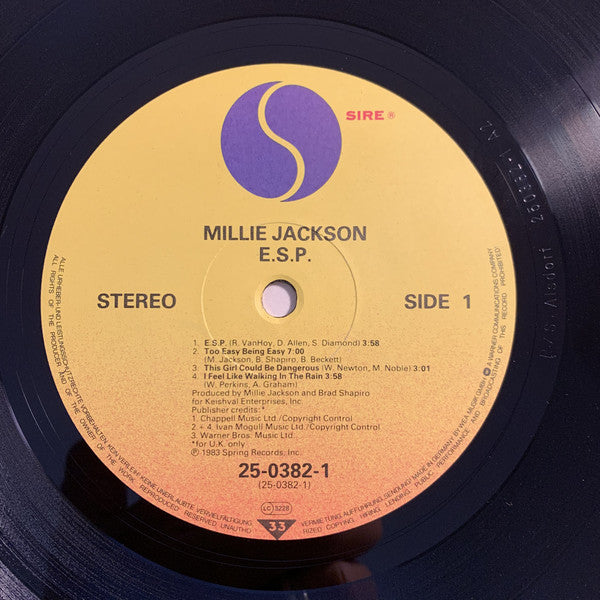 Millie Jackson : E.S.P. (Extra Sexual Persuasion) (LP)
