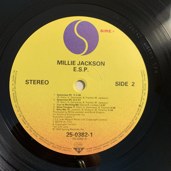 Millie Jackson : E.S.P. (Extra Sexual Persuasion) (LP)