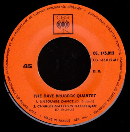 The Dave Brubeck Quartet : Unsquare Dance (7", EP)