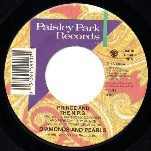 Prince And The N.P.G.* : Diamonds And Pearls / Insatiable (7")