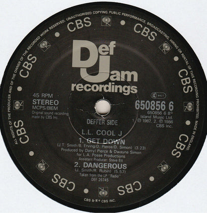 L.L. Cool J* : I'm Bad (12", Sti)