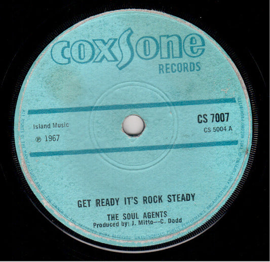 Soul Agents (2) / Bop (10) & The Beltones : Get Ready It's Rock Steady / Smile Like An Angel (7", Sol)