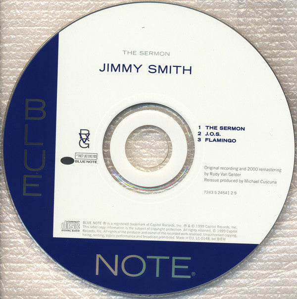 Jimmy Smith : The Sermon! (CD, Album, RE, RM)