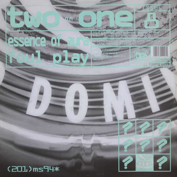 Essence Of Aura / Foul Play : Two On One Issue 8 (12")