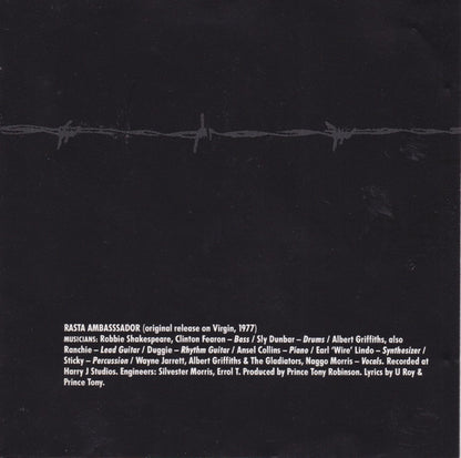 U Roy* : Rasta Ambassador (CD, Album, RE, RM)