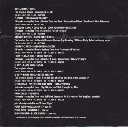 U Roy* : Rasta Ambassador (CD, Album, RE, RM)