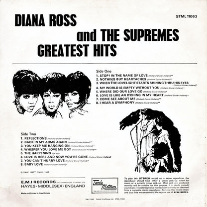 The Supremes : Greatest Hits (LP, Comp, RP)