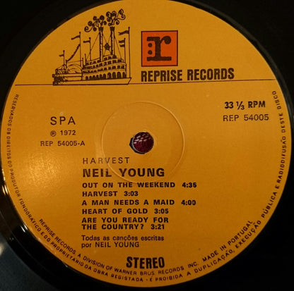 Neil Young : Harvest (LP, Album, RE, Gat)