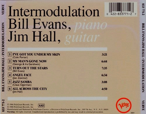Bill Evans / Jim Hall : Intermodulation (CD, Album, RE)