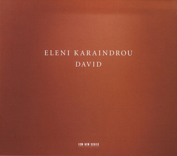 Eleni Karaindrou : David (CD, Album, O-C)