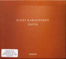 Eleni Karaindrou : David (CD, Album, O-C)