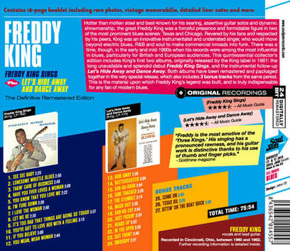 Freddy King* : Freddy King Sings Plus Let's Hide Away And Dance Away (CD, Comp, RM)