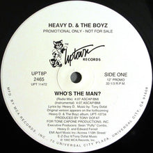 Heavy D. & The Boyz : Who's The Man? (12", Single, Promo)