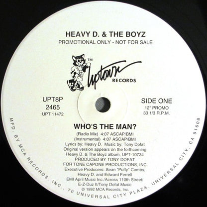 Heavy D. & The Boyz : Who's The Man? (12", Single, Promo)