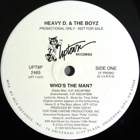 Heavy D. & The Boyz : Who's The Man? (12", Single, Promo)