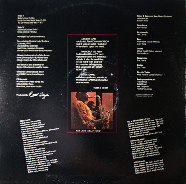 Yusef Lateef With Art Farmer : Autophysiopsychic (LP, Album, Kee)