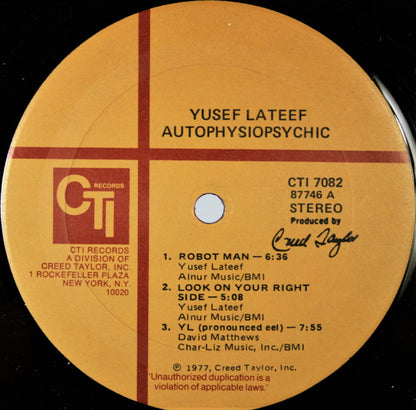 Yusef Lateef With Art Farmer : Autophysiopsychic (LP, Album, Kee)