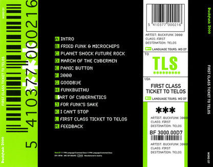 Buckfunk 3000 : First Class Ticket To Telos (CD, Album)