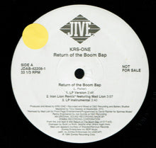 KRS-One : Return Of The Boom Bap (12", Promo)