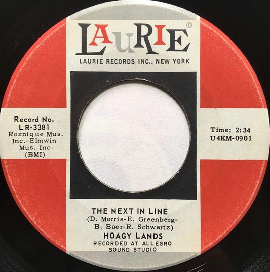 Hoagy Lands : The Next In Line (7", Single)